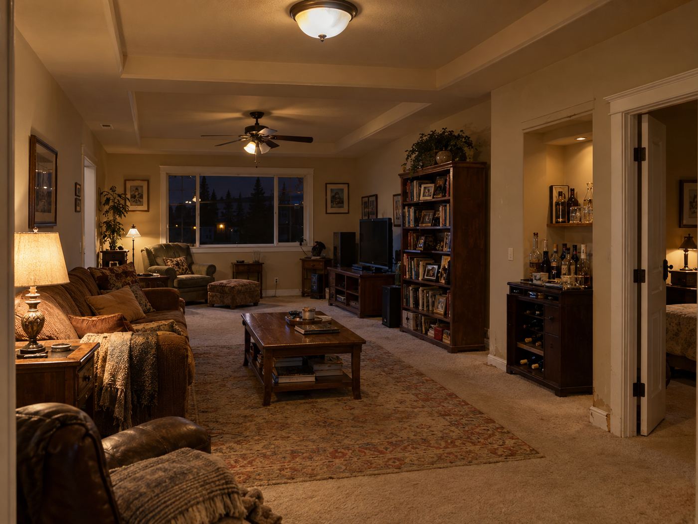 Common area before remodel