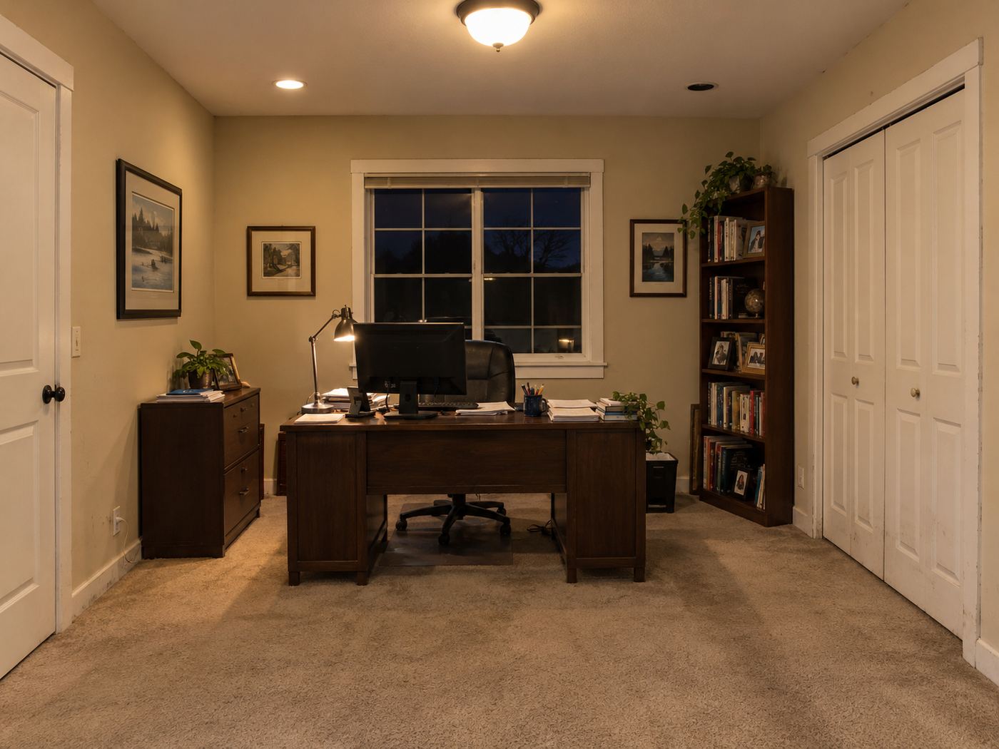 Office before remodel