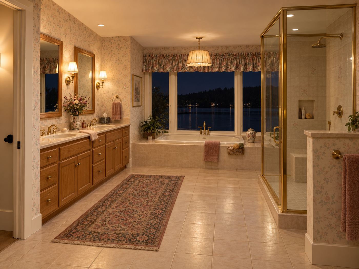 Primary bathroom before remodel