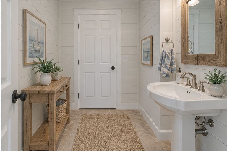 Half bath after remodel, Gig Harbor Harbor House