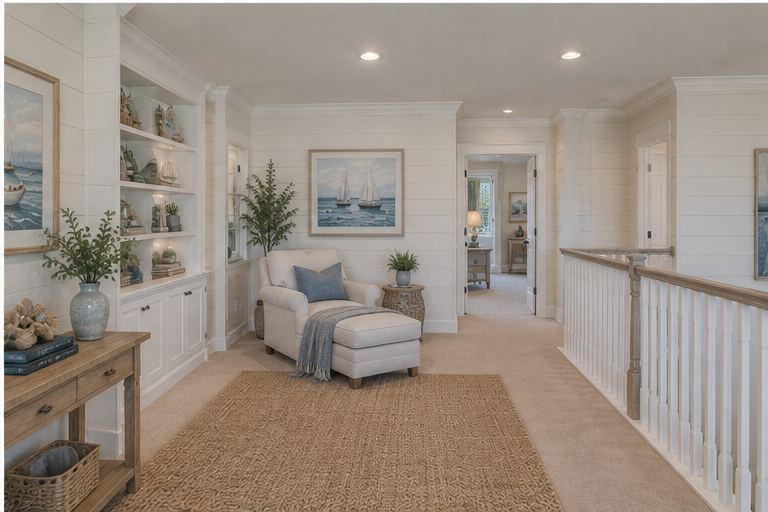 Upstairs common area after remodel, Gig Harbor Harbor House