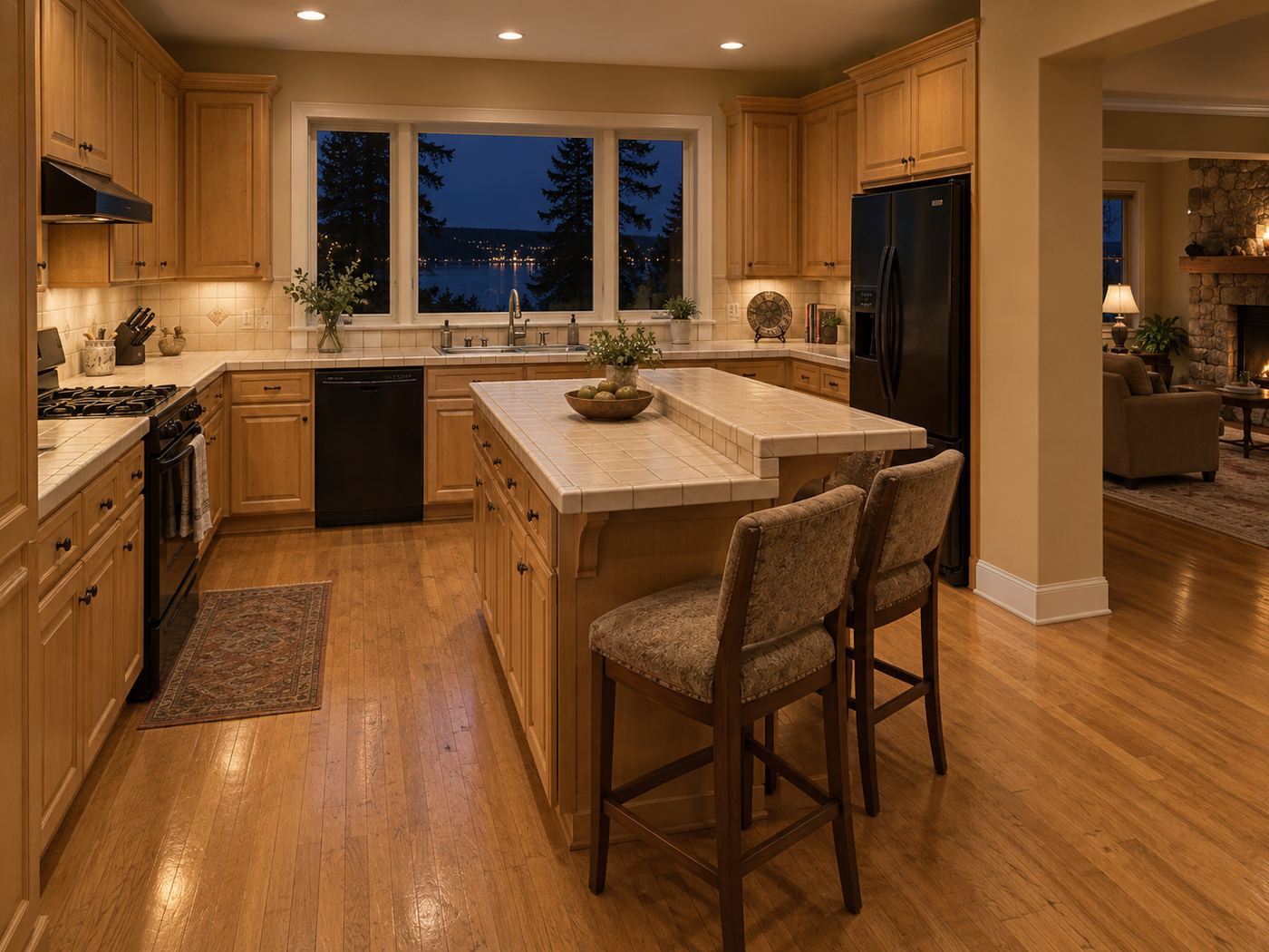 Kitchen before remodel